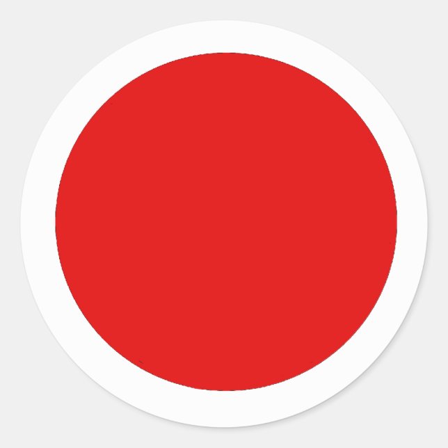 Japanese Flag Sticker (Front)