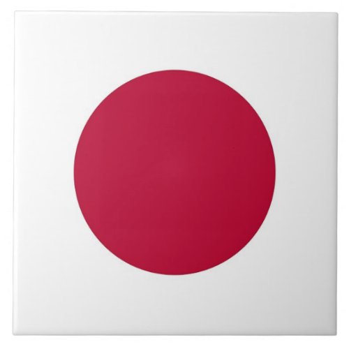 Japanese Flag Tile