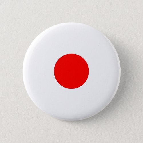 Japanese Flag With Heavy Grunge Button