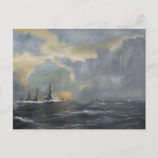 Japanese fleet in Pacific 1942 2013 Postcard (Front)