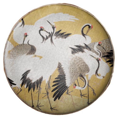 Japanese Flock Cranes Vintage Bird Rich Classic Chocolate Covered Oreo