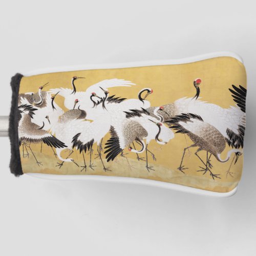 Japanese Flock Cranes Vintage Bird Rich Classic Golf Head Cover