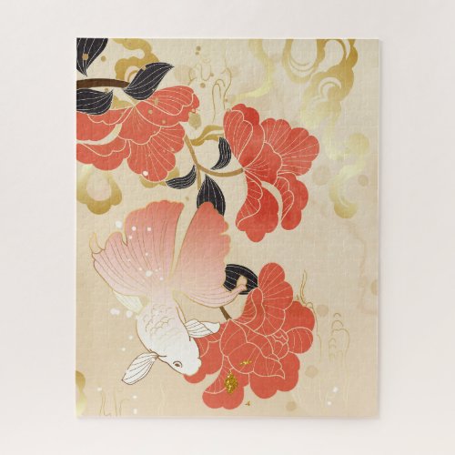 Japanese Floral Jigsaw Puzzle