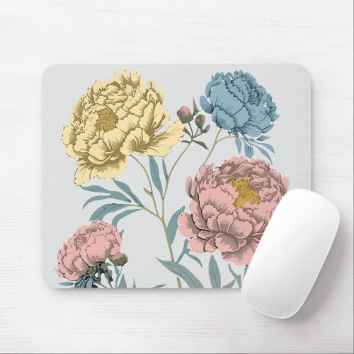 Japanese Floral  Mouse Pad