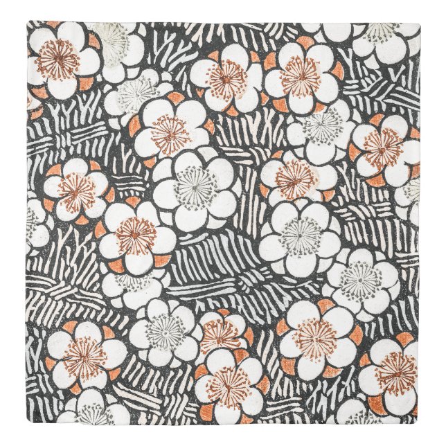Japanese Floral Pattern | Bijutsu Sekai | Duvet Cover (Front)