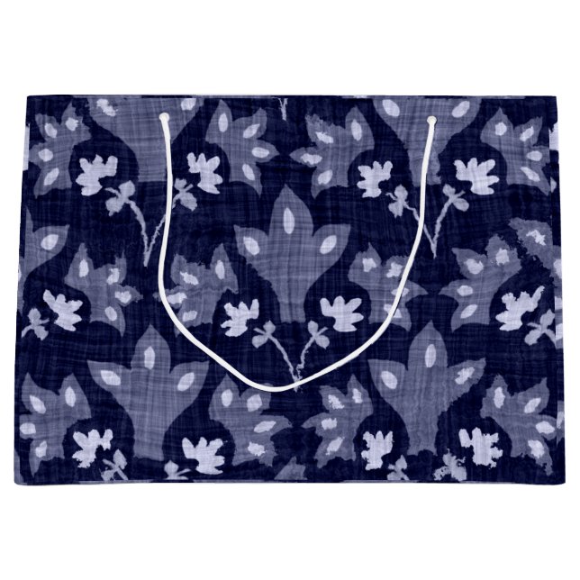 JAPANESE FLORAL PATTERN CUSTOM GIFT BAG (Front)