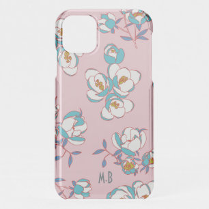 Japanese Floral Pattern Pretty Pink iPhone 11 Case