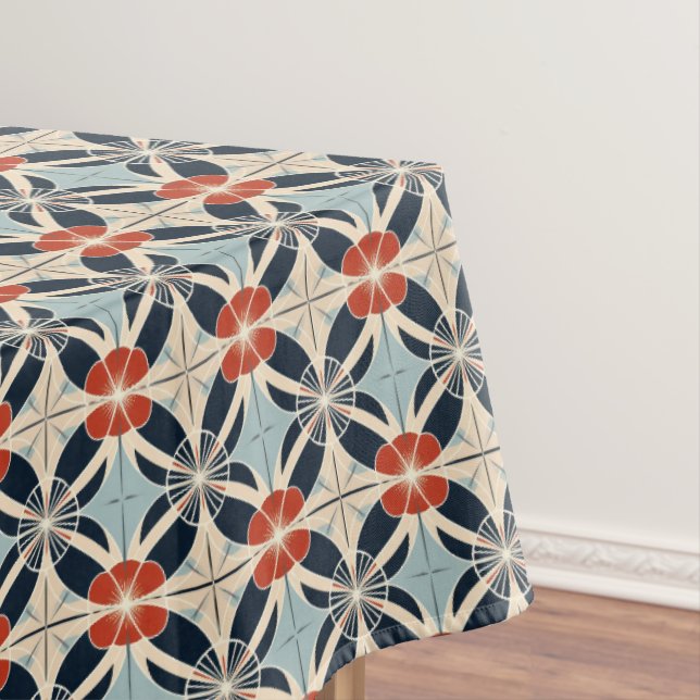 Japanese Floral Pattern Tablecloth (In Situ)