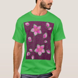 Japanese Flower Blossom Sakura Vaporwave Cherry Bl T-Shirt