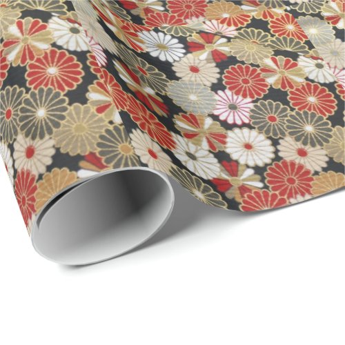Japanese flower pattern vol1 wrapping paper