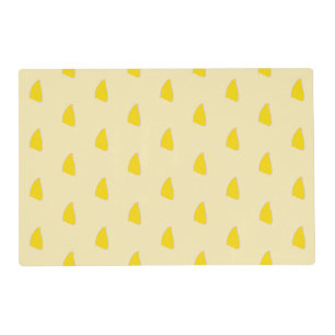 Japanese flower petals Laminated Placemat