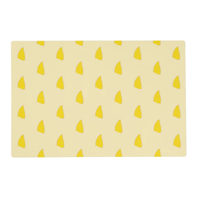 Japanese flower petals Laminated Placemat (Front)
