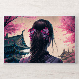 Japanese flower splendor - HP laptop sticker HP Laptop Skin