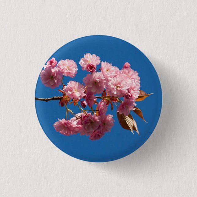 Japanese Flowering Cherry2 Button (Front)
