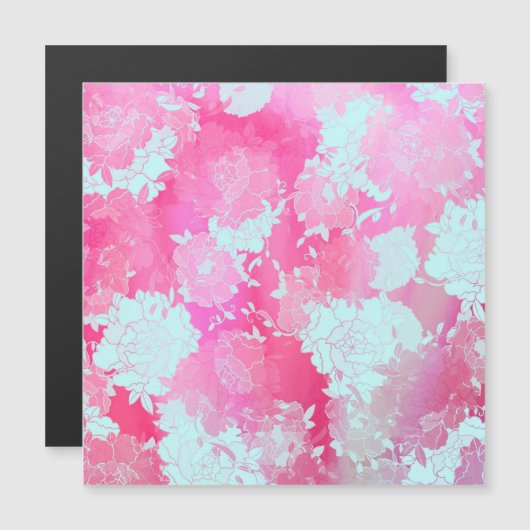 Japanese flowers blue patterns (Front/Back)