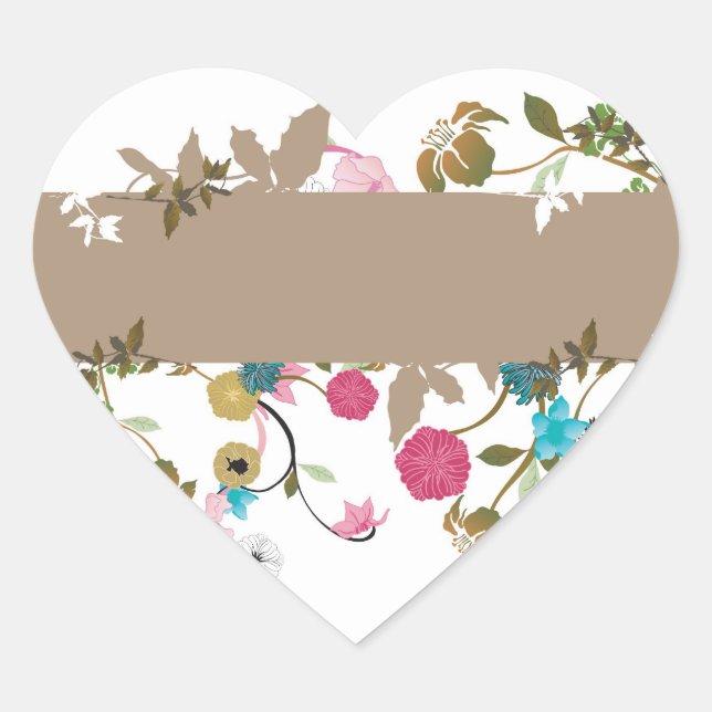 Japanese flowers Sticker (Front)