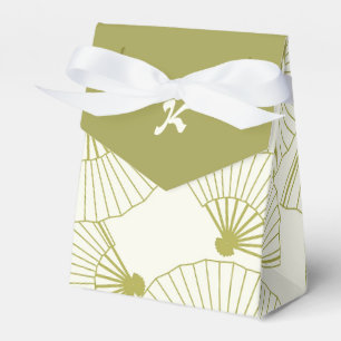 Japanese Folded Fan Favor Box