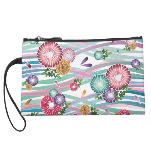 Japanese Folk Pattern Wristlet (Back)
