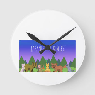 JAPANESE FOLKTALES ROUND CLOCK