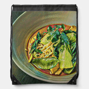 Japanese Food Art Drawstring Bag