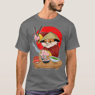 Japanese Food I Maki Lover I Samurai Sushi Guinea  T-Shirt