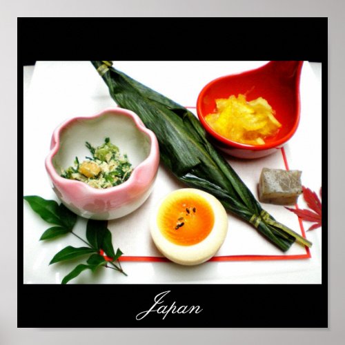 Japanese Food Images from Japan Poster