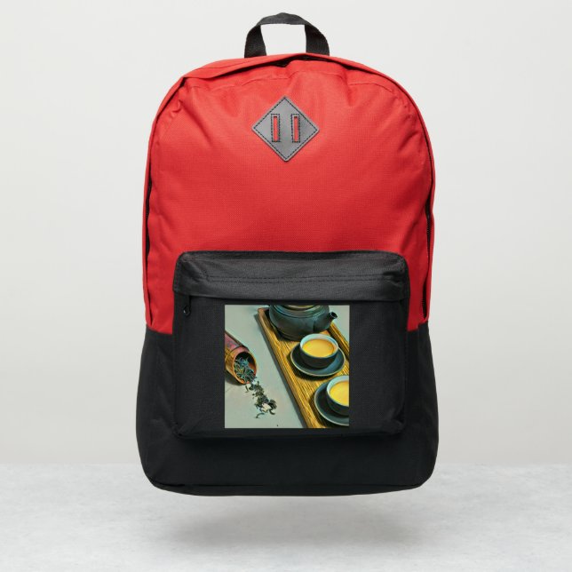 Japanese food lover port authority® backpack (Front)