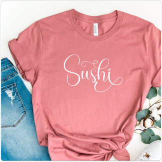 Japanese Food, Modern Sushi, Sushi Food T-Shirt