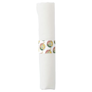 Japanese Food Pork Ramen Noodle Soup Foodie Napkin Bands