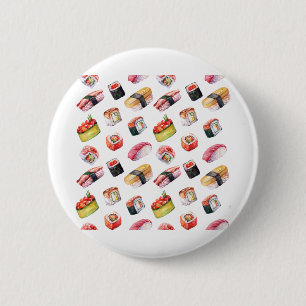 Japanese food sushi and nigiri button