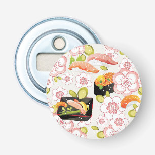 Japanese Food: Sushi Pattern 2 Bottle Opener