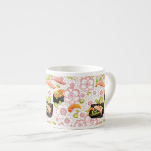 Japanese Food: Sushi Pattern 2 Espresso Cup