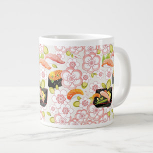 Japanese Food: Sushi Pattern 2 Giant Coffee Mug