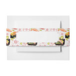 Japanese Food: Sushi Pattern 2 Invitation Belly Band
