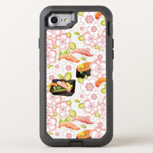Japanese Food: Sushi Pattern 2 OtterBox Defender iPhone SE/8/7 Case