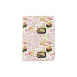 Japanese Food: Sushi Pattern 2 Passport Holder