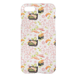 Japanese Food: Sushi Pattern 2 iPhone SE/8/7 Case