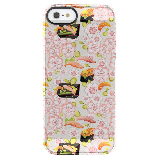 Japanese Food: Sushi Pattern 2 Uncommon iPhone Case (Back)