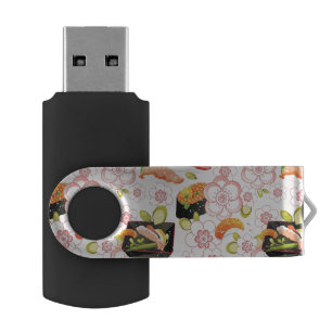 Japanese Food: Sushi Pattern 2 USB Flash Drive