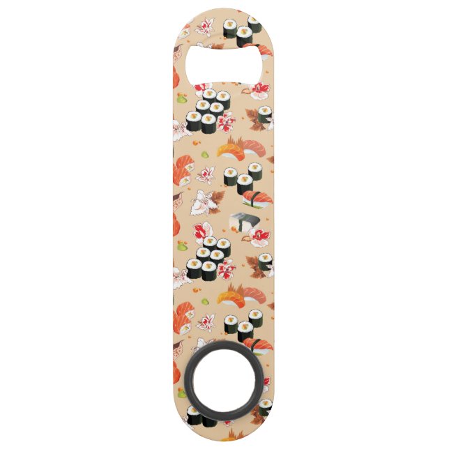 Japanese Food: Sushi Pattern 3 Bar Key (Front)