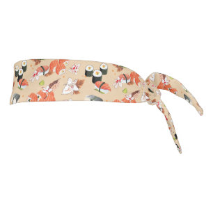 Japanese Food: Sushi Pattern 3 Tie Headband