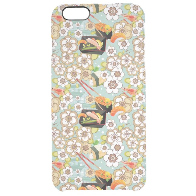 Japanese Food: Sushi Pattern 4 Uncommon iPhone Case (Back)