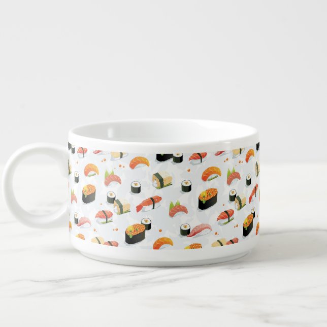 Japanese Food: Sushi Pattern Bowl (Right)