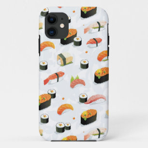 Japanese Food: Sushi Pattern iPhone 11 Case