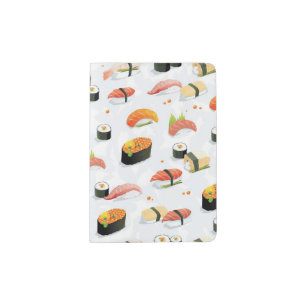 Japanese Food: Sushi Pattern Passport Holder