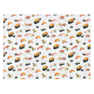 Japanese Food: Sushi Pattern Tablecloth