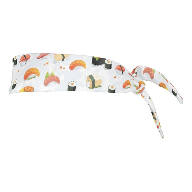 Japanese Food: Sushi Pattern Tie Headband (Rotate 90)