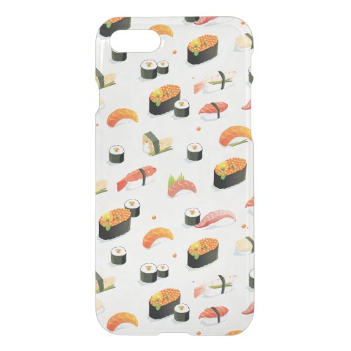 Japanese Food Sushi Pattern iPhone SE87 Case