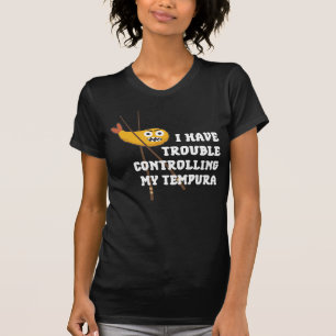 Japanese food Tempura Chopsticks Fried Shrimps T-Shirt