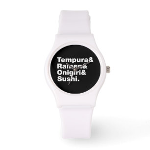 Japanese Foods Tempura & Ramen & Onigiri & Sushi. Watch